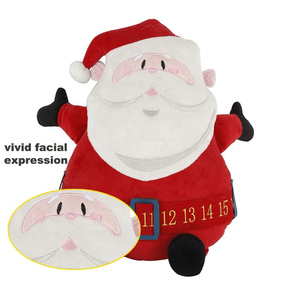 BSCIFactoryWholesalePlushToyStuffedSantaClausChristmasGiftDolls4