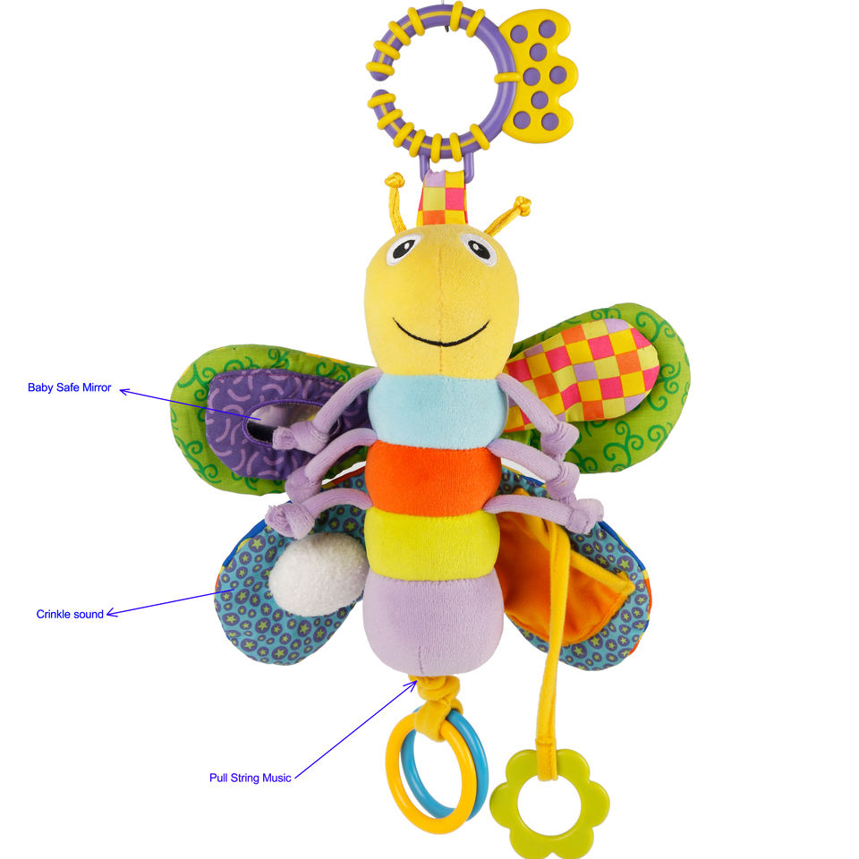 FactoryDirectlySaleMiniEducationalSoftBeeBabyMusicalToyForKids2