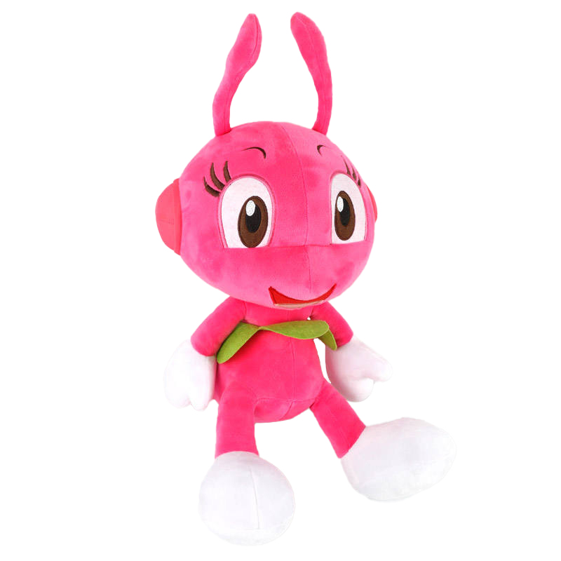 Cheapwholesaleplushtoyslipperspinksoftplushstuffedanimalant03