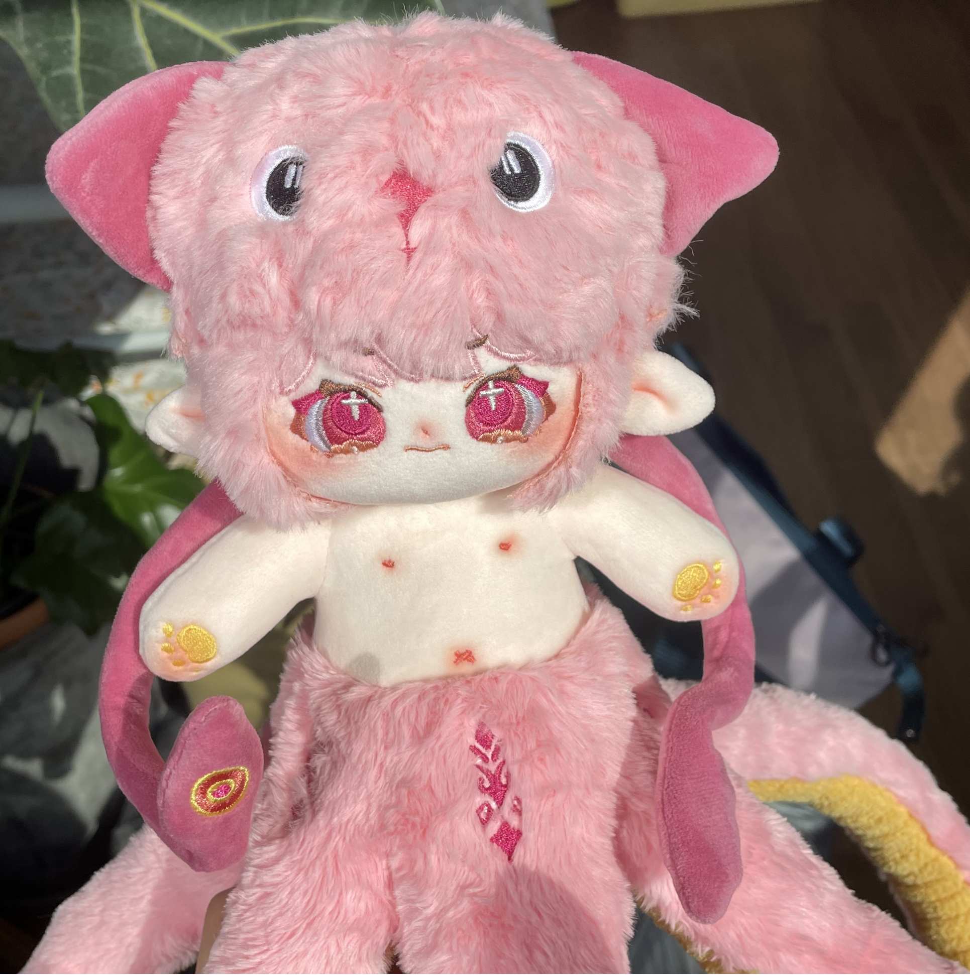 OctopusBodyCottonDollSpecialBodyExtraLongTentaclesQVersionStarDollPlushToy