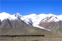 青海チベット鉄道と崑崙山