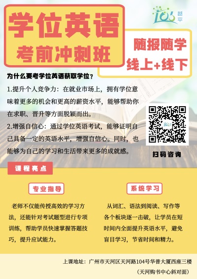 学位英语冲刺班