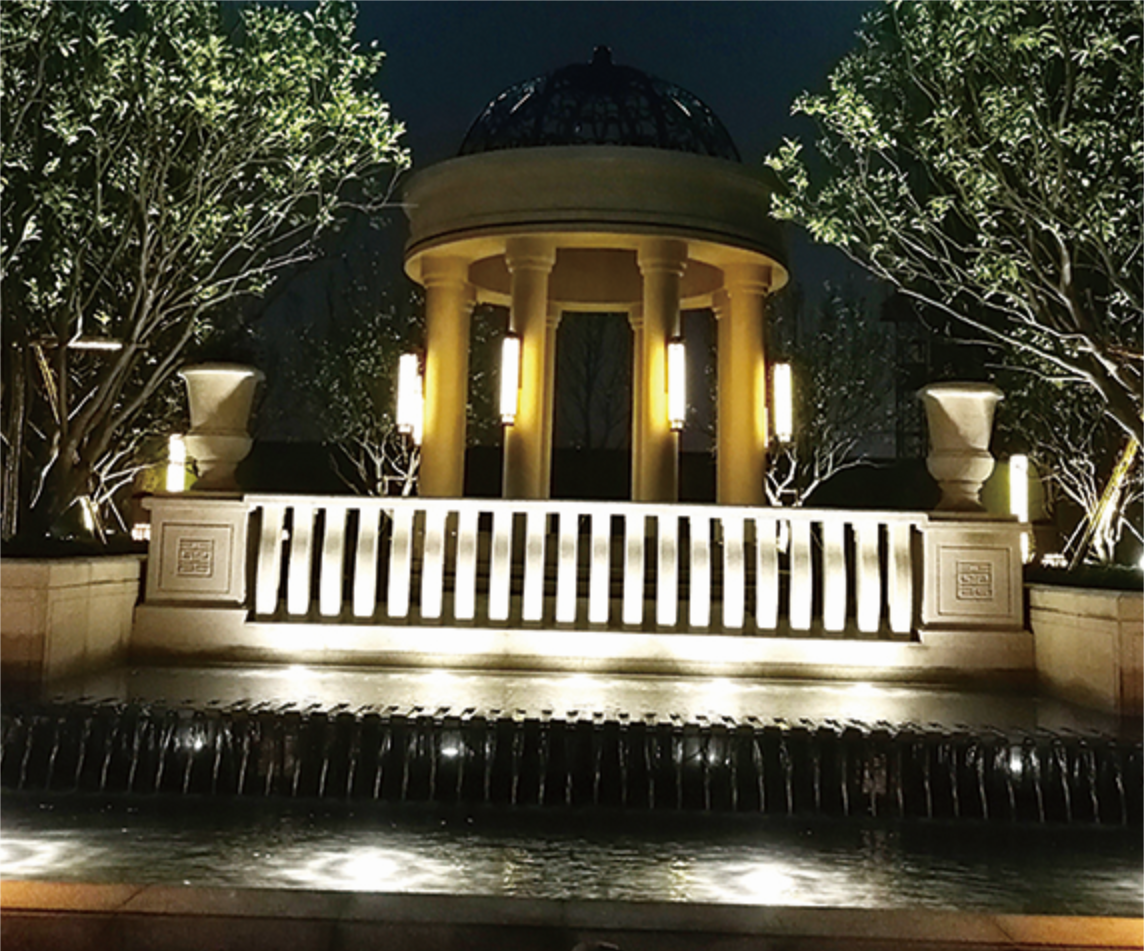 福州中海万锦花园项目实体展示区园建绿化工程-3
