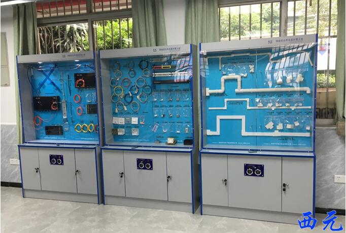 西元网络综合布线器材展示柜