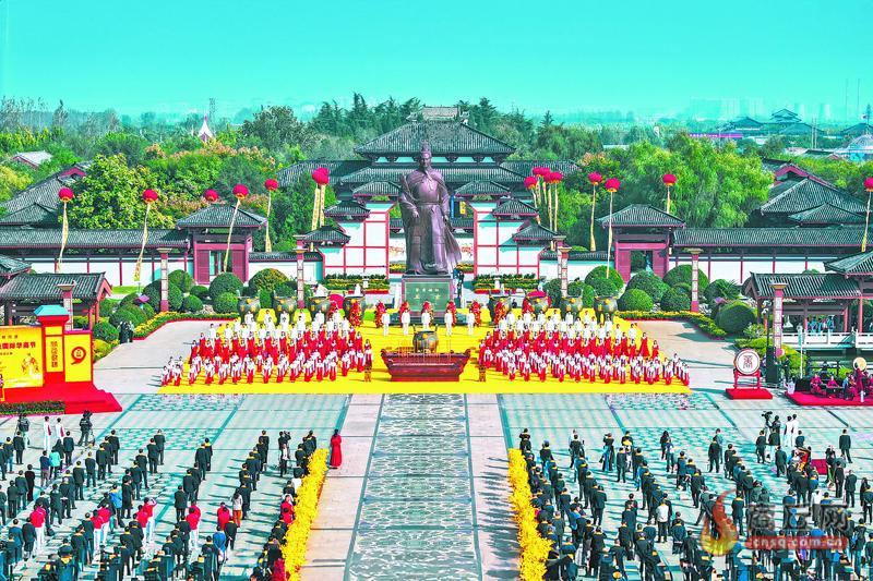 第九届中国·商丘国际华商节开幕式暨商祖王亥拜谒大典隆重举行