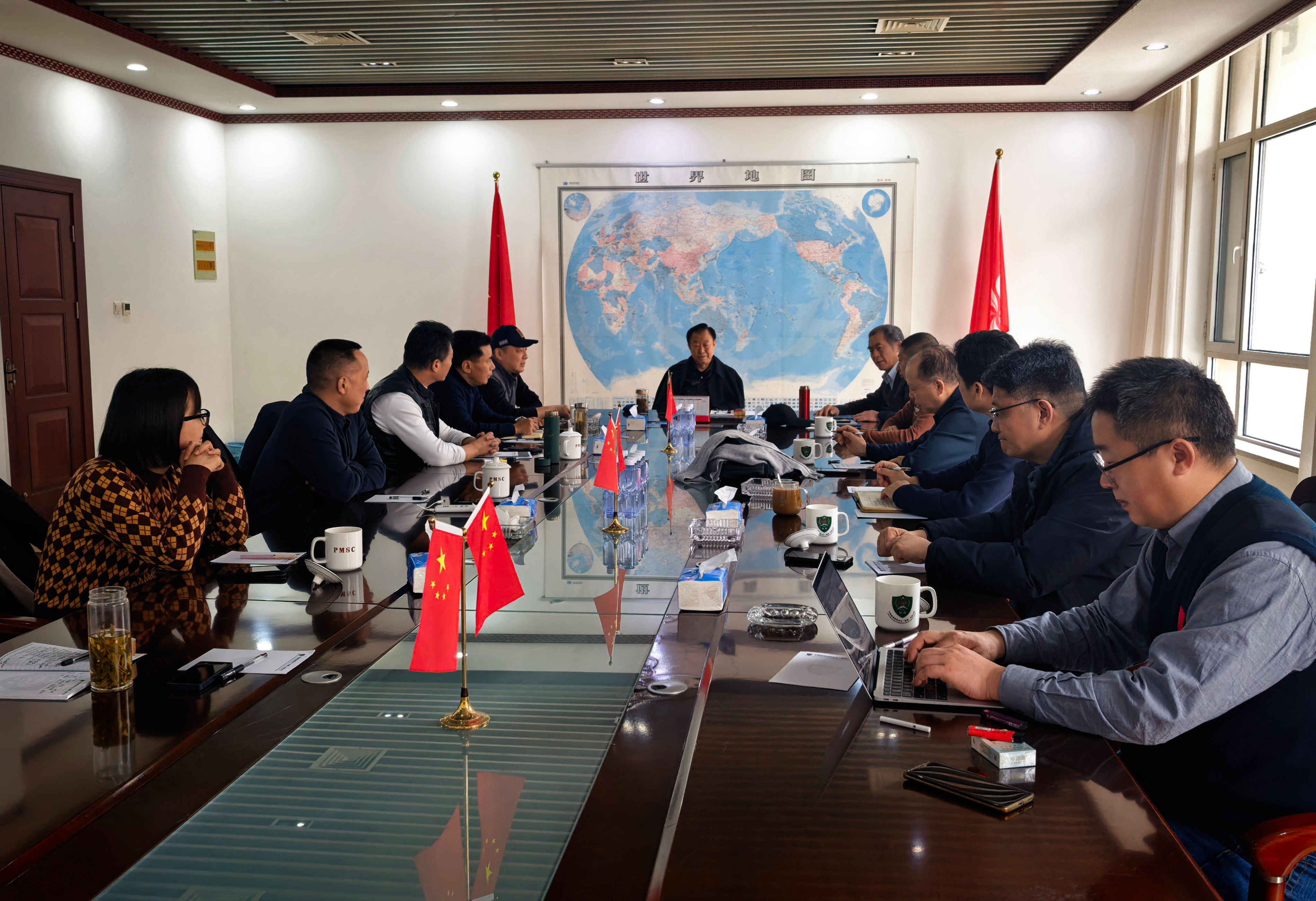 绿盾非洲公司领导班子向集团董事局述职汇报