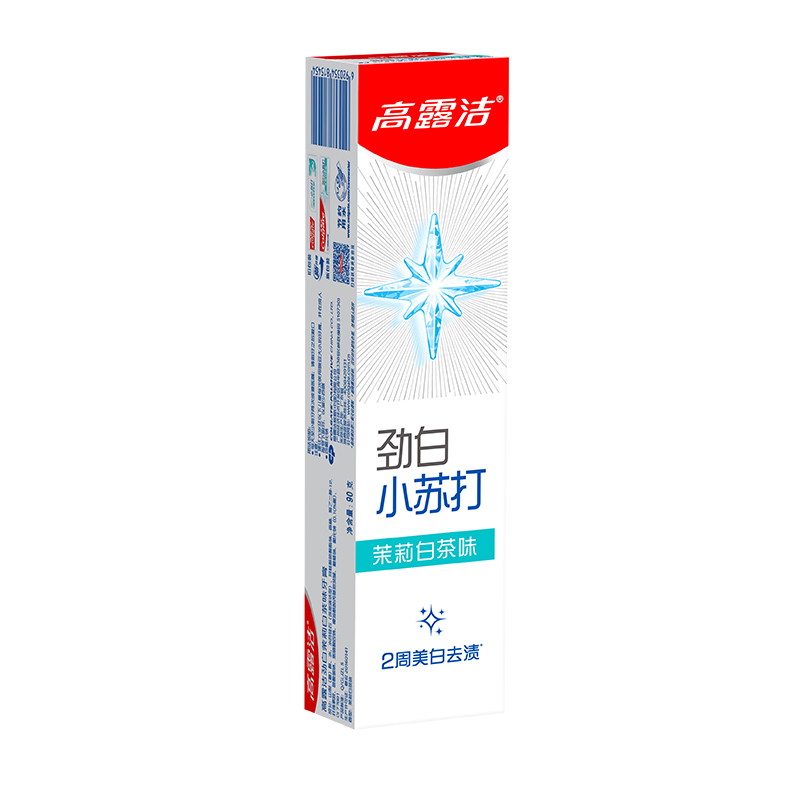 劲白小苏打牙膏90g竖面