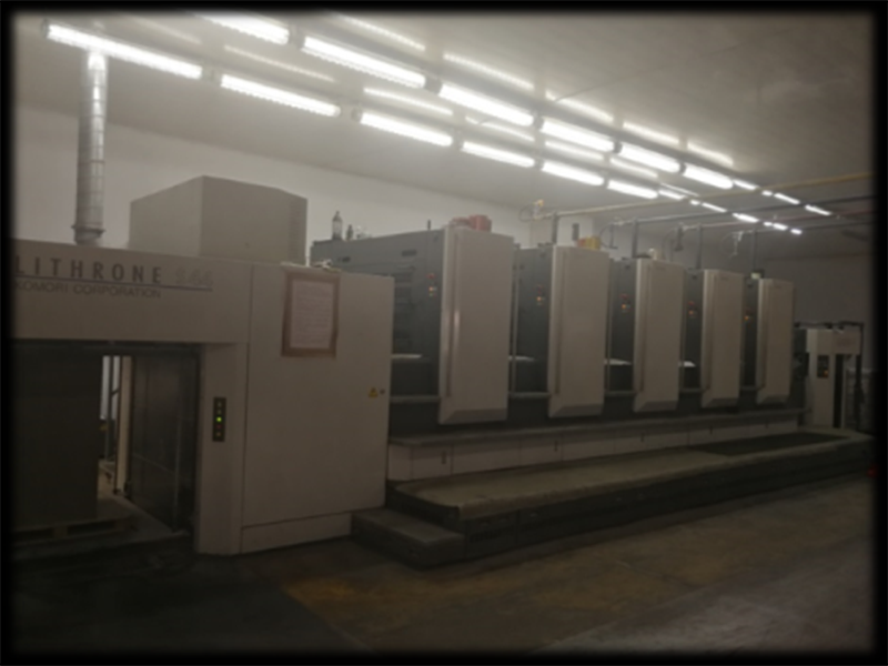 小森LS44五色胶印机