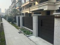 现代对开极简庭院门-5-