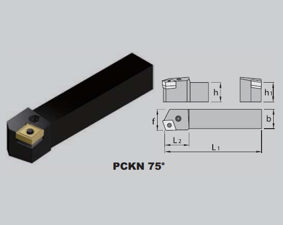 常规外圆车刀杆PCKN75°