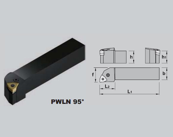 外圆车刀杆PWLN95°