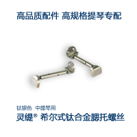 钛银色希尔中提琴钛合金腮托螺丝800x800-2