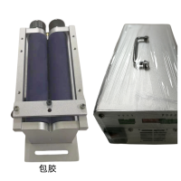 小滚轴旋转夹具带包胶