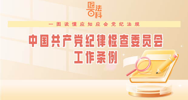 纪法百科·一图读懂应知应会党纪法规 《中国共产党纪律检查委员会工作条例》