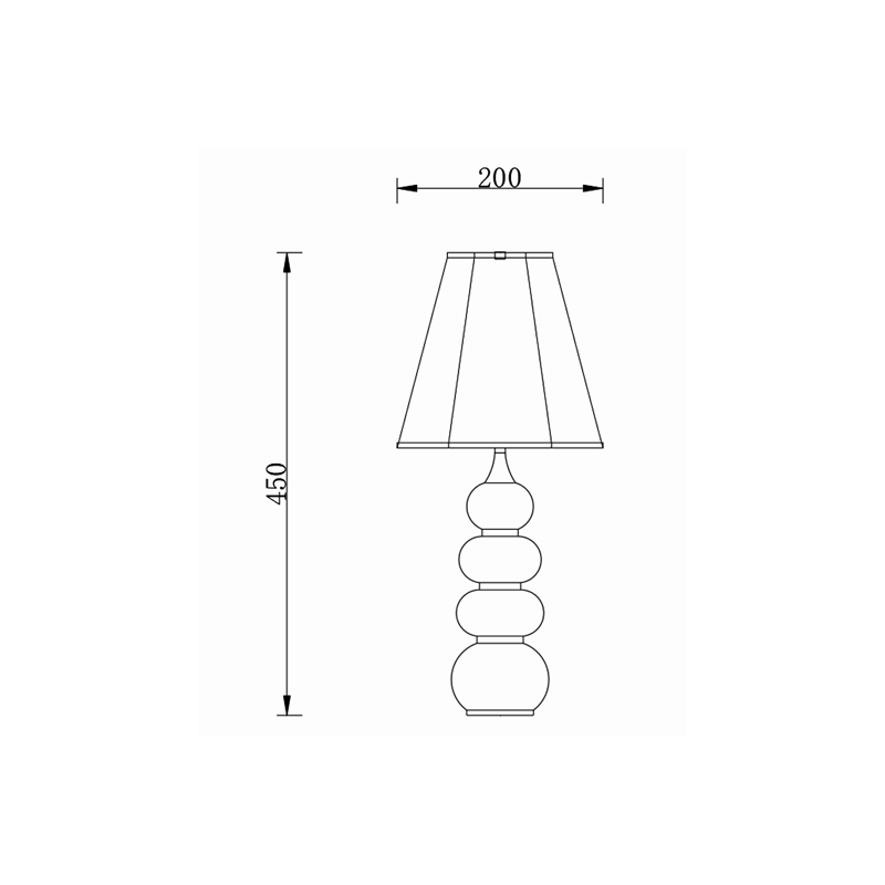 中古风布艺六面灯罩红色洞石台灯光士照明灯具工厂DL-0112-中古风布艺六面灯罩红色洞石台灯光士照明灯具工厂DL-0112-4