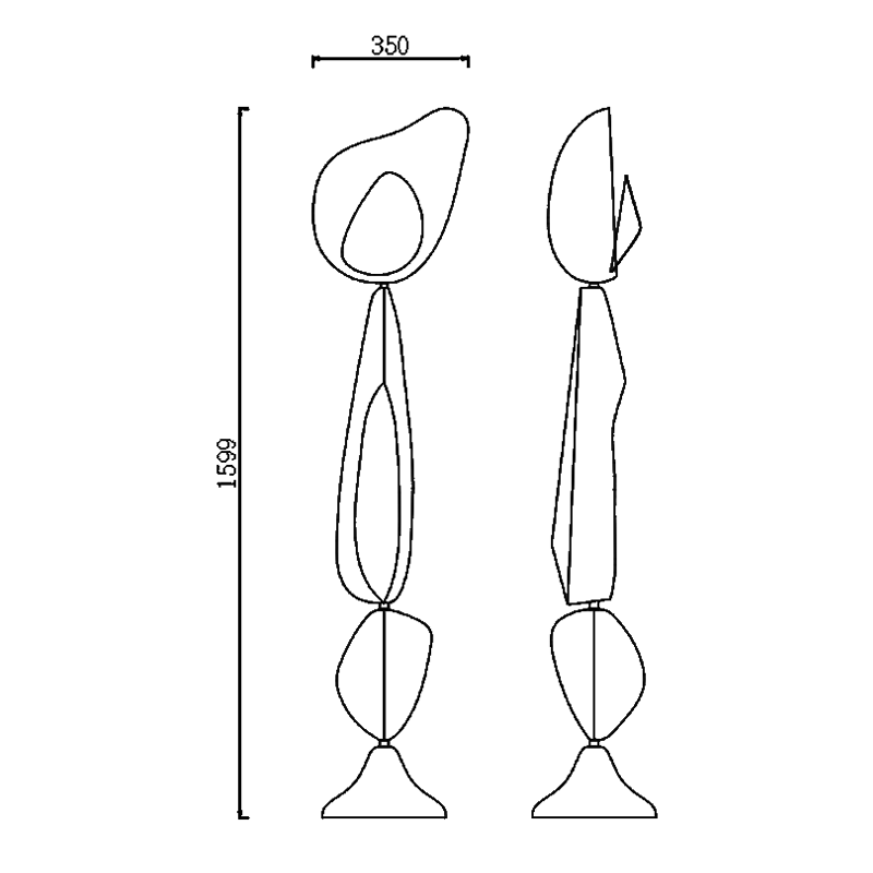 FL-0073-KifuParisSculpturefloorlamp雕塑落地灯光士照明灯具工厂设计师定制-6