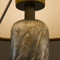 DL-0145-EchoClayTableLamp·EtchedSilverSkin雕纹银釉台灯中古台灯DL-0145-6