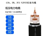 2.3--YJV22低压电力电缆