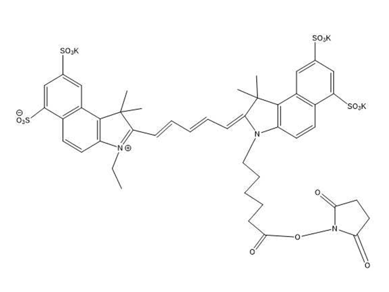 Cy5.5NHS酯,钾盐