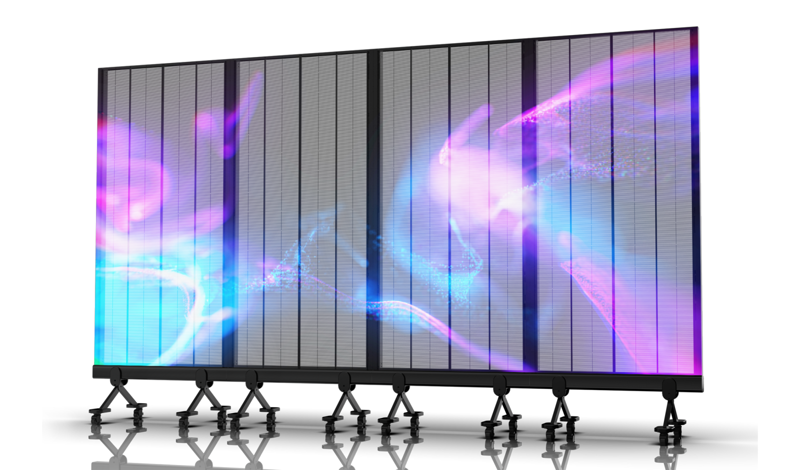 LED transparent screen all-in-one machine