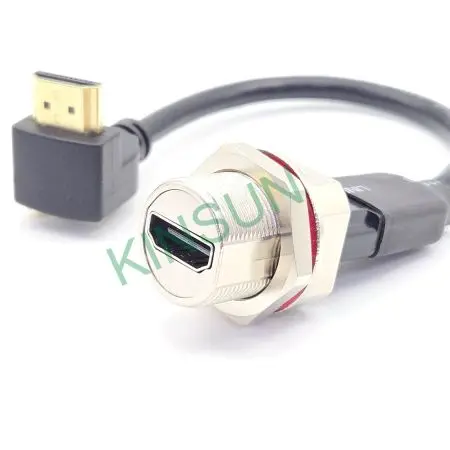 防水4KHDMI2.0连接器EMI屏蔽
