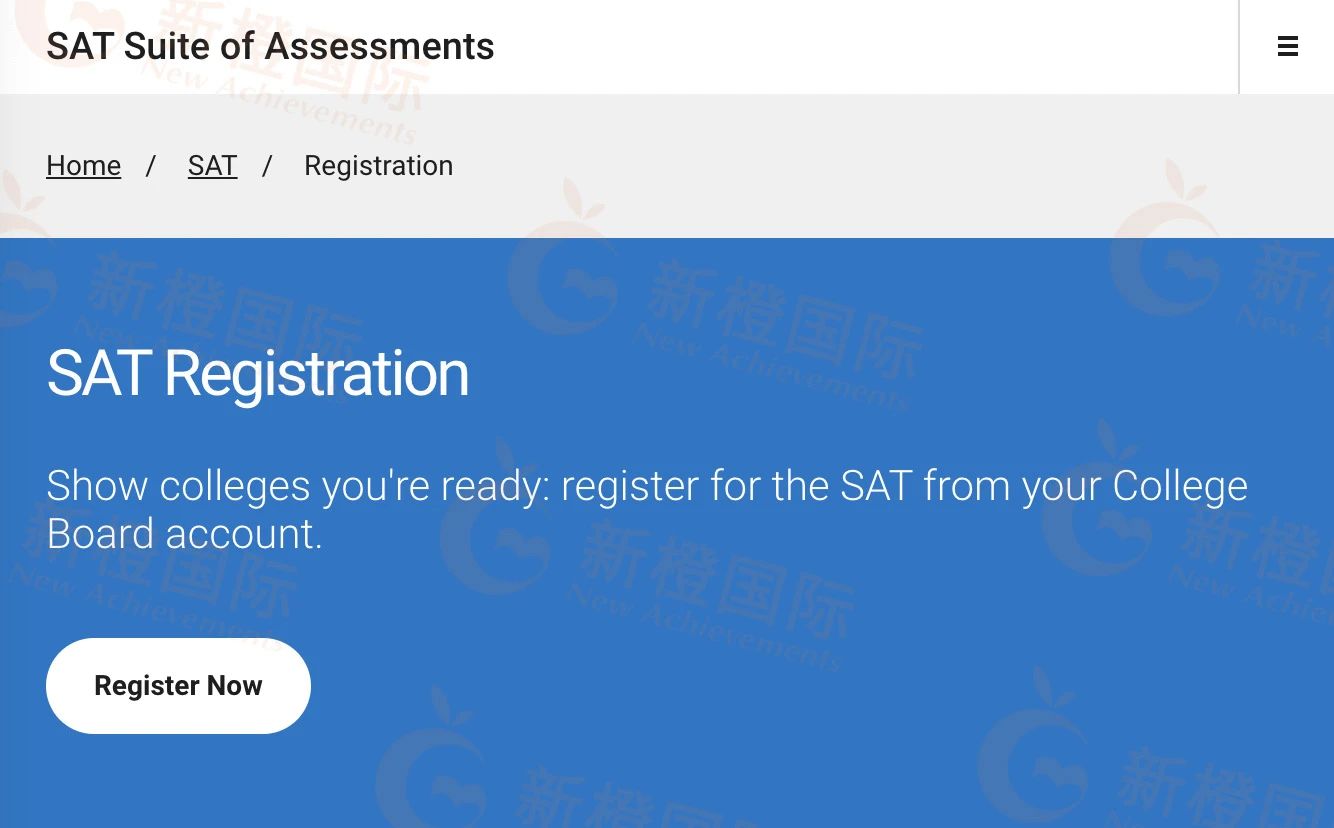 SAT报名流程图解