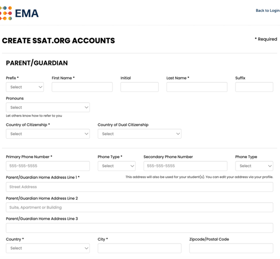 SSAT全球学生报名流程