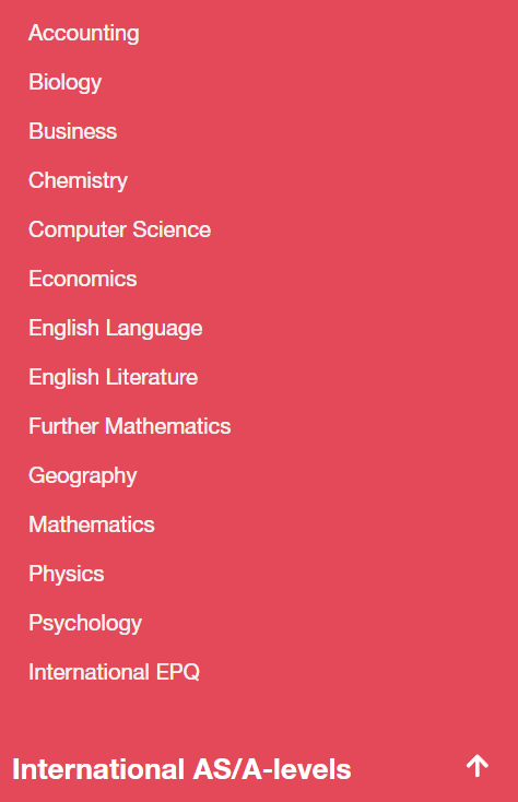 A-Level三大考试局CAIE/Edexcel/AQA的基本介绍和课程设置