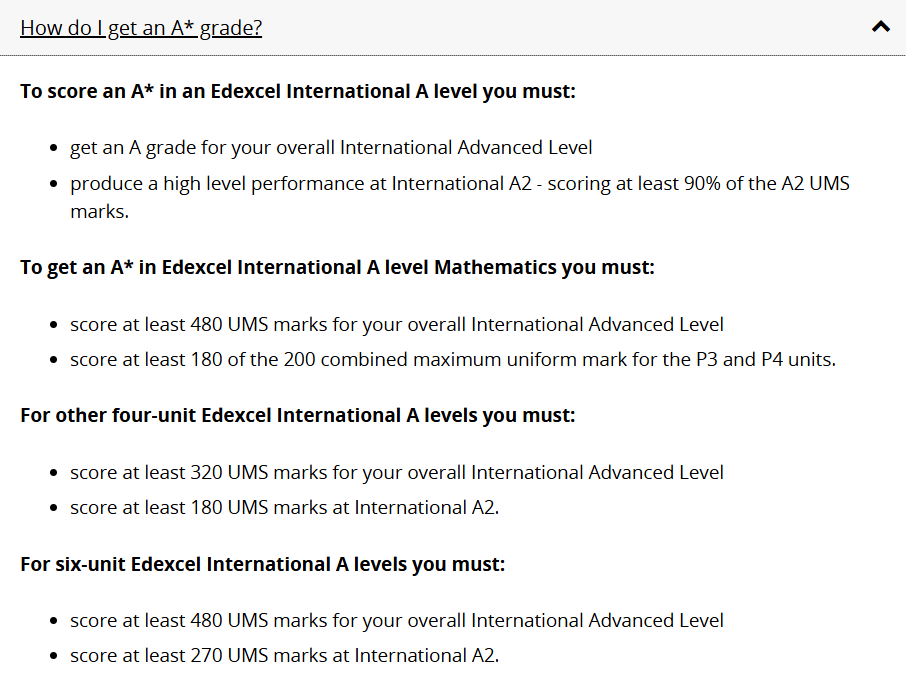 A-Level三大考试局CAIE/Edexcel/AQA的难度和合分规则差异