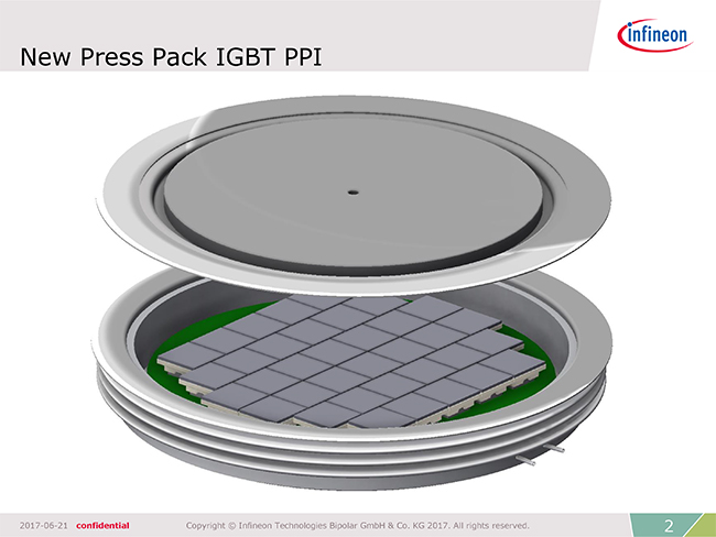 英飞凌4500V3000A压接式IGBT-2