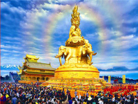 峨眉山全景-金顶-半山一日游-纯玩团