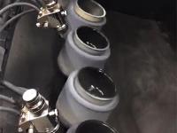 SAWEY萨威SYA-5ST不锈钢自动喷枪喷涂特氟龙涂料应用于不粘锅