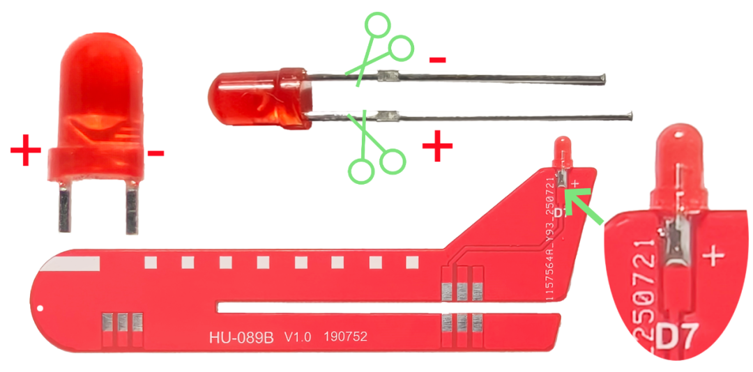 HU-089 LED流水灯飞机模型套件-核芯风暴