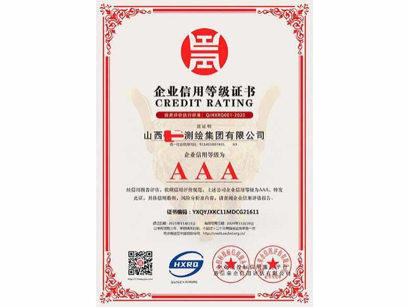 AAA级信用企业中文版电子版