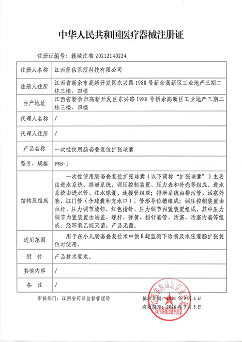 注册证