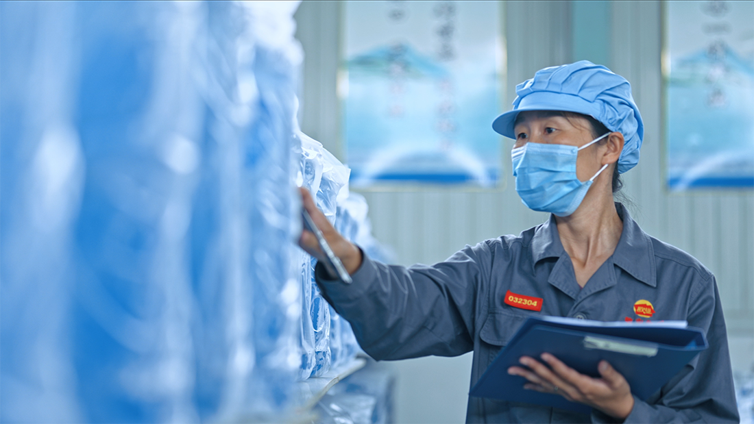 桶装成品水入库检查
