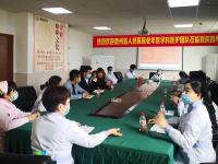 省医老年学科医护团队来指导