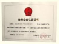 软件企业认定证书