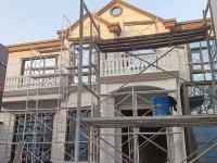 原阳山青石配英国棕施工图