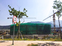 闽清县梅溪新城游泳馆工地