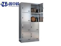 不锈钢8门更衣柜
