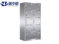 不锈钢10门储物柜