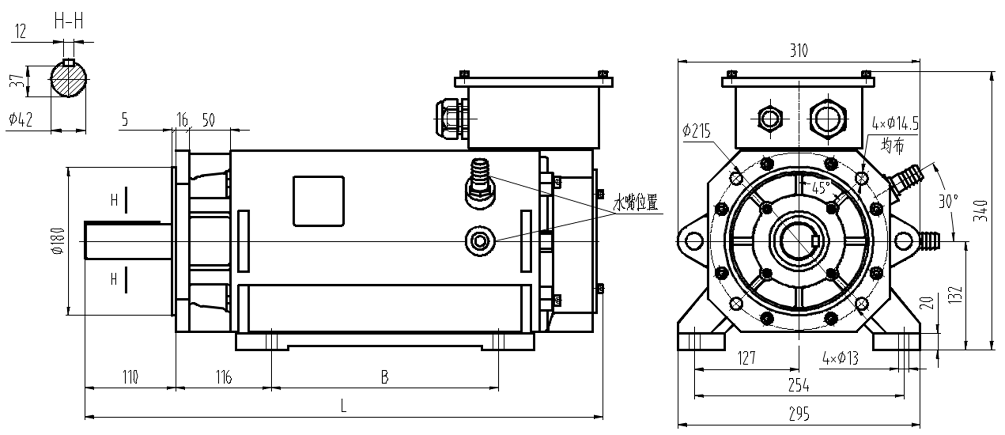 TYL18系列（液冷）永磁同步伺服电机