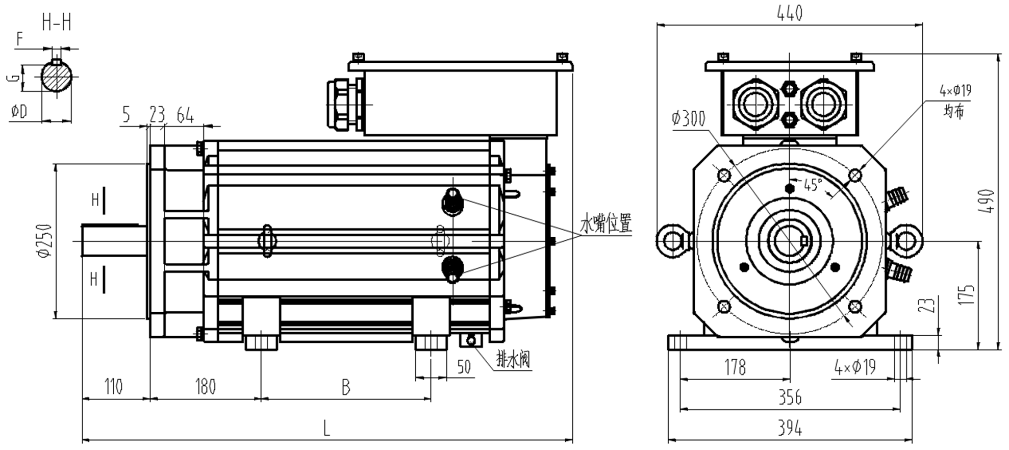 TYL25系列（液冷）永磁同步伺服电机