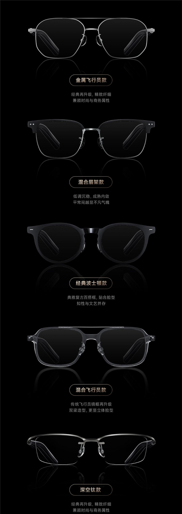 小米MIJIA智能音频眼镜2发布：众筹价999元！