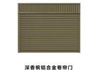 深香槟铝合金卷帘门