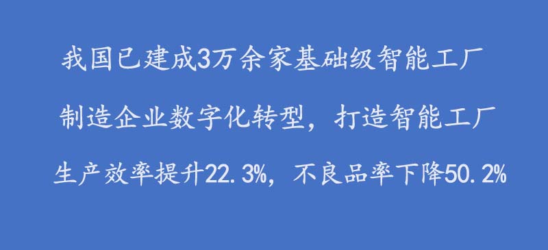 制造企业数字化转型,打造智能工厂,生产效率提升22.3%