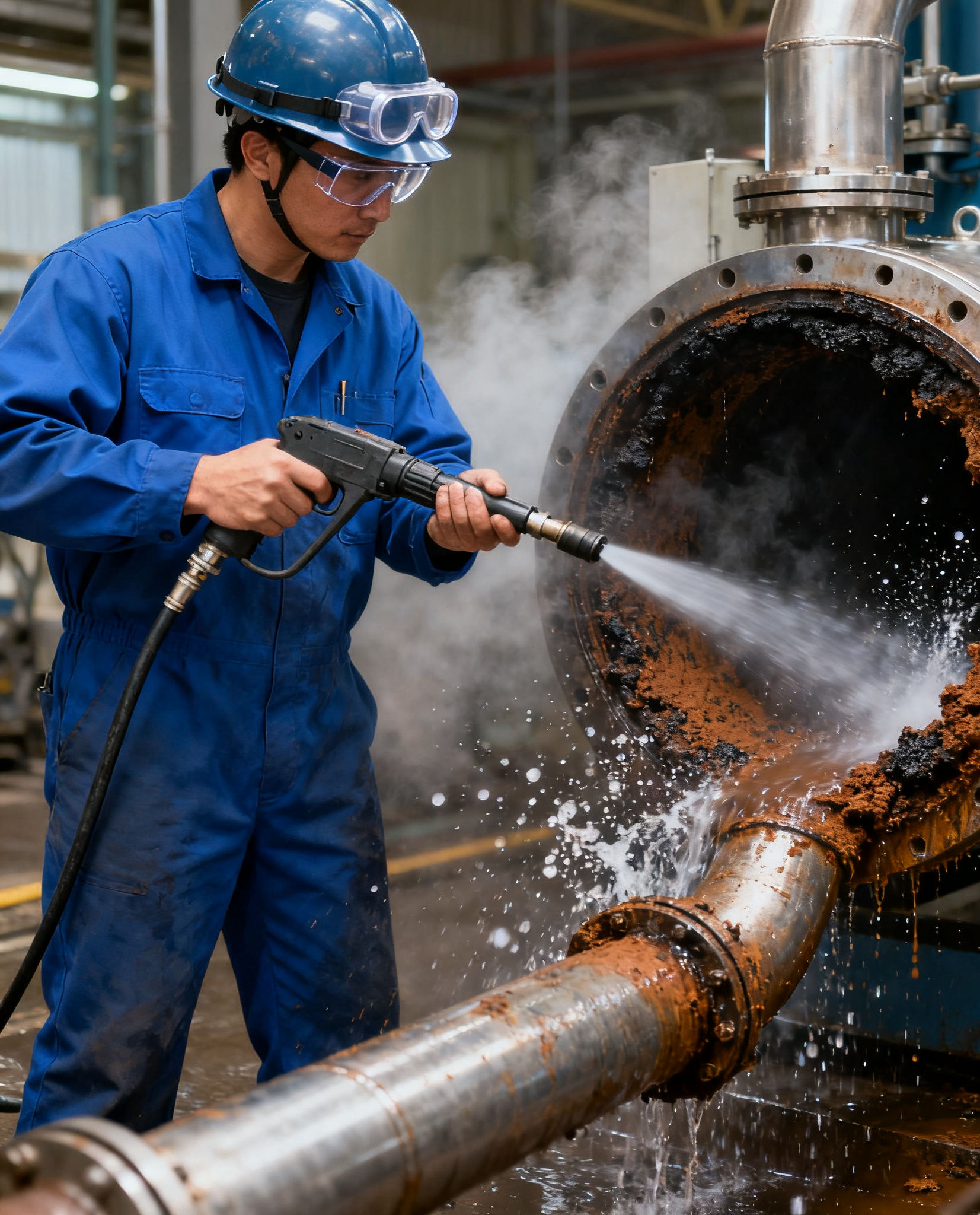 锅炉房设备清洗