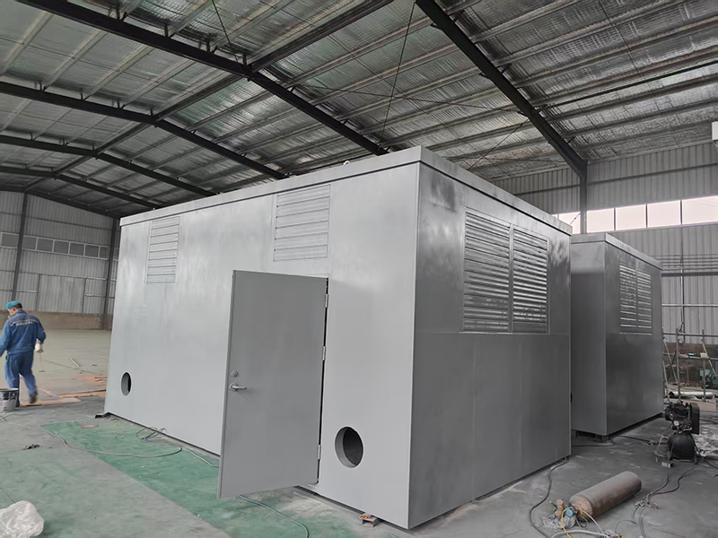 郑州汝河花园小区空调机组降噪工程5