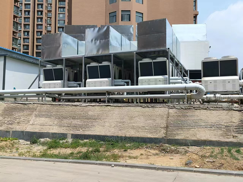 郑州布厂街热泵机组隔音房1